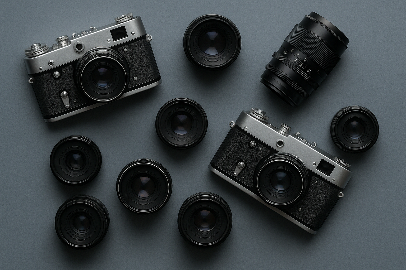 Soviet vintage camera lenses for digital cameras